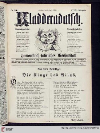 Hefte 16-19, April 1884