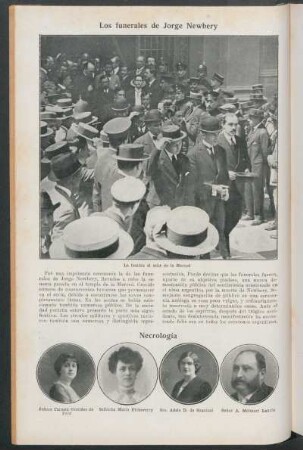 Los funerales de Jorge Newbery