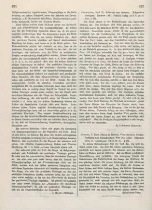 372 [Rezension] Cremer, Ernst, Vom Erleben Gottes. Predigten und Betrachtungen über das Gebet