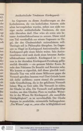 Antikatholische Tendenzen Kierkegaards