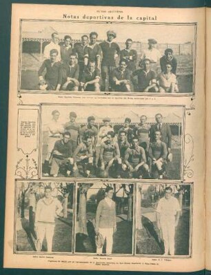 Notas deportivas de la capital [Fotografías]