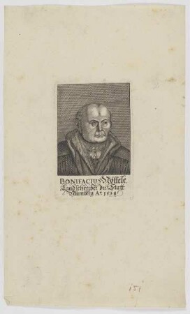 Bildnis des Bonifacius Nöttele