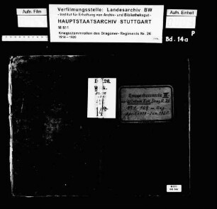 Kriegsstammrolle der Wirtschafts-Eskadron