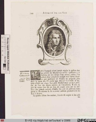 Bildnis Michel Corneille (od. Michel-Ange) d. J.