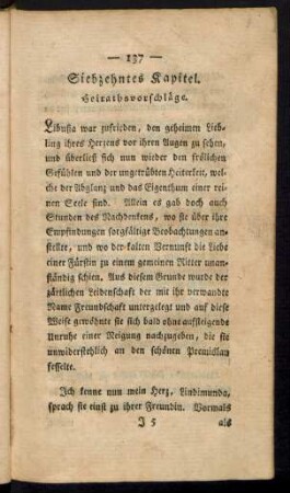 Siebzehntes Kapitel.