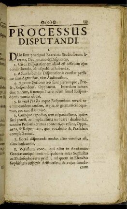 Processus Disputandi.