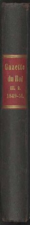 Gazette du Roi : 003, 1849-1851