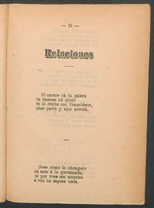 Relaciones