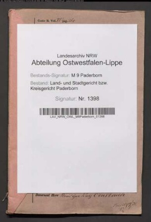 Erblasser: Knaup, Margarethe, geb. Schäfers: