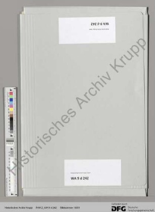 Rückzug von Friedrich Krupp jun. von der Anglo Austrian Steel Comp. [Regest der Archivalie FAH 2 D 35]