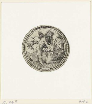 Hercules und der Hirsch