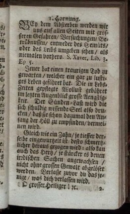 1. Hornung - 29. Hornung