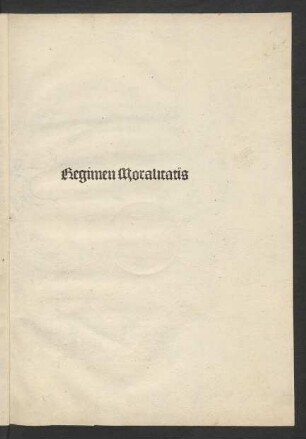 Regimen moralitatis. Daran: Pseudo-Lentulus: Epistola ad senatum Romanum: De statura Christi