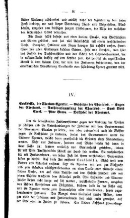 IV. Sculleville, die Choctaw-Agentur. - Geschichte des Choctaws. - Sagen der Choctaws. - Rathsversammlung der Choctaws. - Sans Bois Creek. - Pine Grove. - Ballspiel der Choctaws.