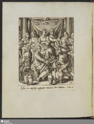 Ioan. 2. Von der Hochzeit zu Cana in Galilea