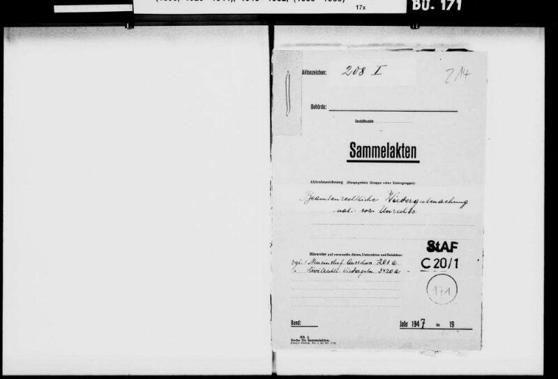Beamtenrechtliche Wiedergutmachung nationalsozialistischen Unrechts, Teil 3 (Einzelfälle)