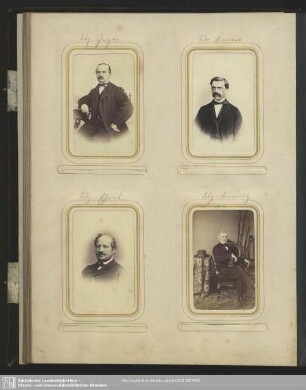 Karl Julius Geyer; Moritz Emil Körner; Karl Ehret; Heinrich Moritz Bering