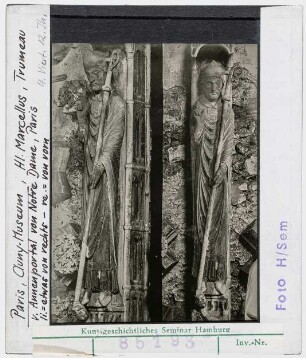 Paris: Notre Dame, Annenportal, Hl. Marcellus
