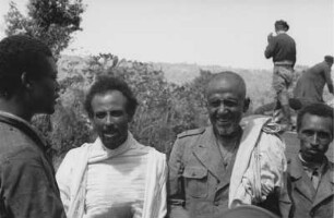 Oberhäupter der Amhara : Zusammentreffen einiger Anführer der Amhara in Banco.