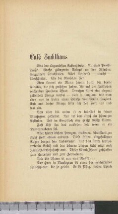 Café Zuchthaus