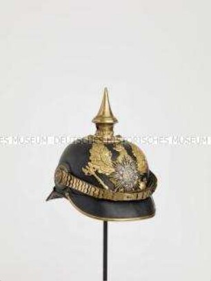 Helm für Offiziere der Herzoglich Sächsischen Infanterie (Infanterie-Regiment 95 und I. Batl. Infanterie-Regiment 96)