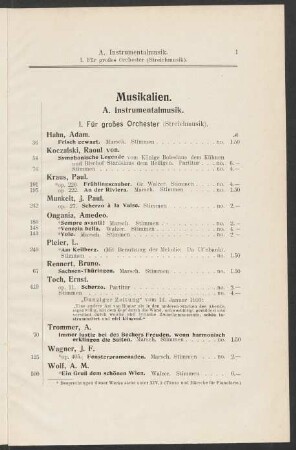 A. Instrumentalmusik