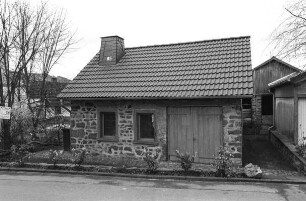 Schmiede (Schmiede, Bruchsteinmauerwerk); Battenberg, Biegenstraße