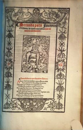 ... pars Joannis Gersonis ..., 2. De iis ferme rebus que ad mores conducunt
