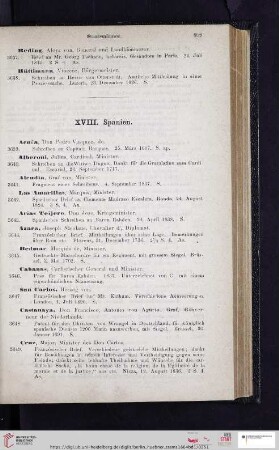 XVIII. Spanien (Nr. 3639 - 3666)