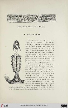 3. Pér. 2.1889: Au Trocadéro : Exposition Universelle de 1889