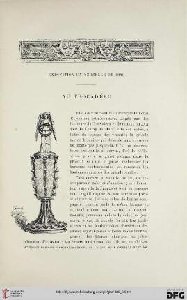 3. Pér. 2.1889: Au Trocadéro : Exposition Universelle de 1889