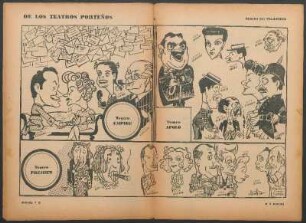 De los teatros Porteños [Dibujos] : Apuntes de Villanueva