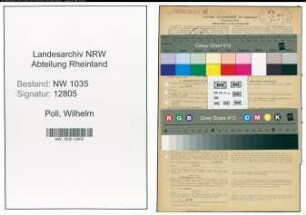 Entnazifizierung Wilhelm Poll , geb. 10.06.1907 (Ingenieur)