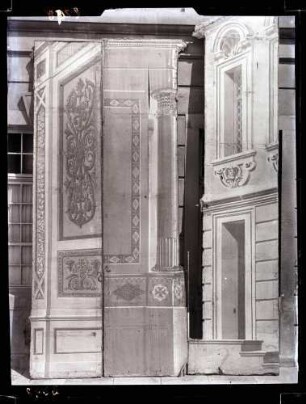 Schloßtheater; drei Kulissen