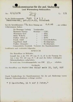 Zell, Karl