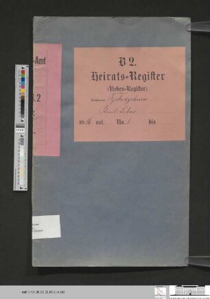 Heiratsregister Güldendorf 1916