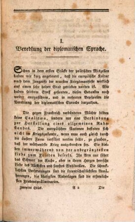 Politische Miszellen für und über Süddeutschland. 2. 1805