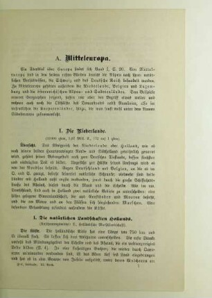 A. Mitteleuropa