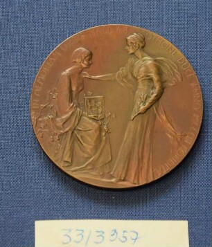 Medaille auf das 600-jährige Jubiläum der Salz- und Bergstadt Hall/Tirol