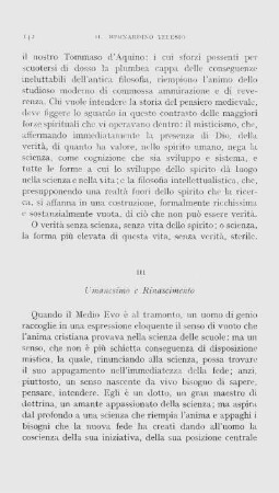 III. Umanesimo e rinascimento