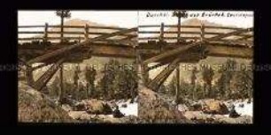 Brücke bei Courmayeur im Aostatal