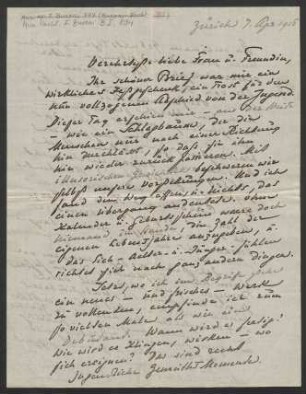 Brief an Jella von Oppenheimer : 07.04.1916