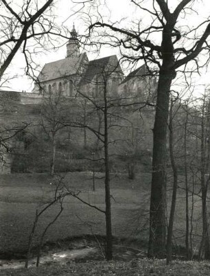 Kamenz, Stadtkirche St. Marien : Blick über das Herrental von Südosten