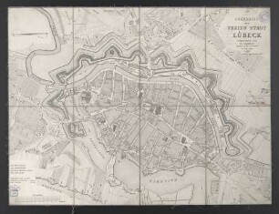 Grundriss Der Freien Stadt Lübeck