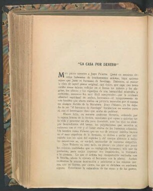 "La casa por dentro"