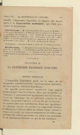 La Convention nationale (1792 - 1795)