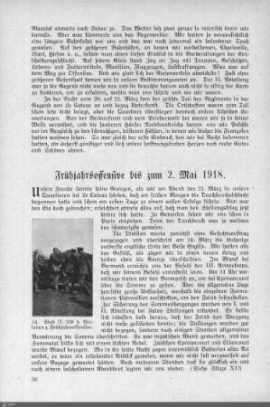 Frühjahrsoffensive bis zum 2. Mai 1918.