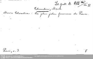 Literatura Gallica B 0412.m