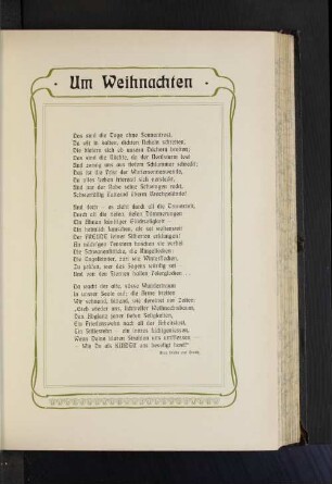 Um Weihnachten