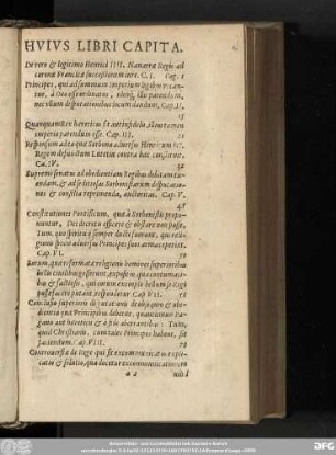 Huius Libri Capita.